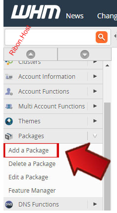 نحوه ساخت پکیج در WHM